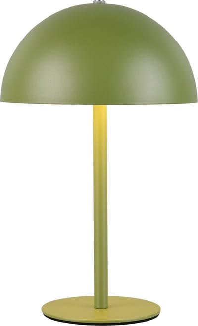 REALITY MUNOZ - Tafellamp - Groen - incl. 1x SMD 1,3 W - 4-stappen TOUCH - USB-aansluiting - Oplaadbaar - Snoerloos
