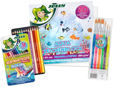 Jolly Vrolijke Aquarel Tekenset