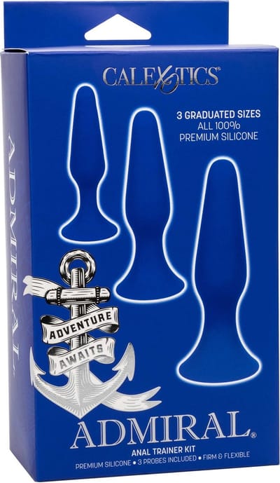 Calexotics - Admiral Kit 3 Anale Plug Blue