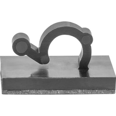 HellermannTyton MAGRA6-PA66/NDFEBR5-BK (25) Kabelclip 151-04468 Bundel-Ø (bereik) 6 mm (max) Zwart 25 stuk(s)