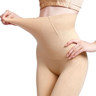 ***Slim Skinny Shapewear - High Waist - Beige - M/L - Corrigerend Ondergoed Dames - Beige - van Heble® ***