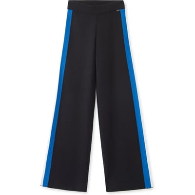 Scotch & Soda Wide Leg Pant Black Night/nautical Blue Taglia: XS | Pantaloni Outlet | Donna | Nero