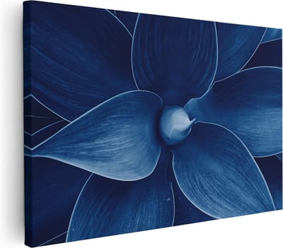 Artaza Canvas Schilderij Botanisch - 30x20 cm - Klein - Muurdecoratie Plant - Wanddecoratie Bloemen - Schilderijen Op Canvas