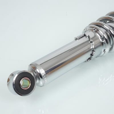 Achterste schokdemper TNT voor Chinese motorfiets, verchroomd / asafstand 335 mm, nieuw