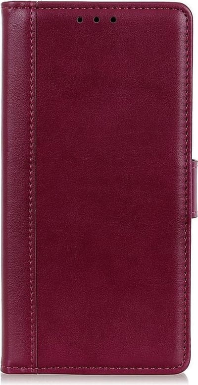 Shop4 - Samsung Galaxy A31 Hoesje - Wallet Case Grain Rood