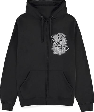 Lilo & Stitch Stitch - Metal Graphic Vest met capuchon zwart M