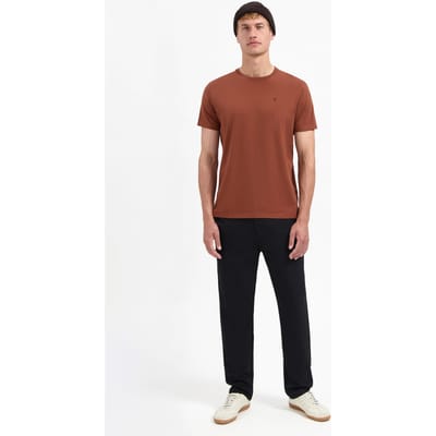 No Excess T-shirt Crewneck Solid Basic Terra Größe: XL | Basic T-Shirts Outlet | Herren
