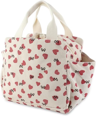 SnelShoppen - Vrouwen Lunch Tas 12L Koeltas Met Trekkoord - Grote Capaciteit, Zijvakken, Voor Picknick, Werk, School, Waterbekers, Mobiele Telefoon, T