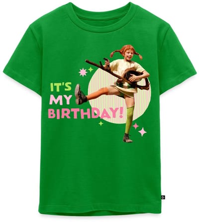 Pippi Langkous It's My Birthday Premium T Shirt Kinderen