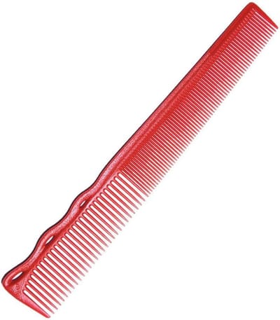 Haarkam - Kapperskam Stylingkam - Professioneel Knippen - Buigzaam Flexibel Ontwerp - 167 mm - Rood