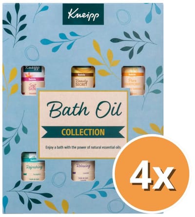 4x Kneipp Geschenkverpakking badolie (1 set)