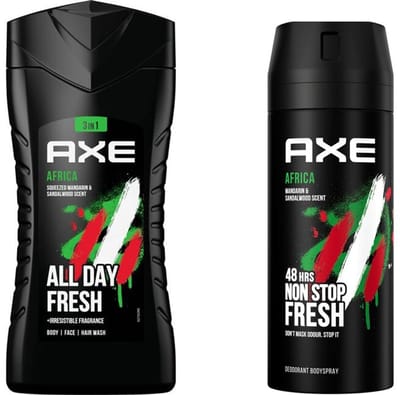 AXE Africa - Pakket - Douchegel & Deo Spray
