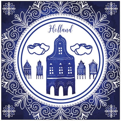 Ambiente Servetten Holland style 33x33cm