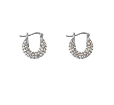 Jobo By JET - Sun earring - Dames oorbellen - Zilver - Diamanten - Trend 2021