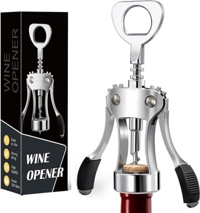 Vitdipy - Multifunctionele Wijnopener - Kurkentrekker – Flesopener - 3-in-1 Fles- en Bieropener - voor Wijn, Bier en Dranken