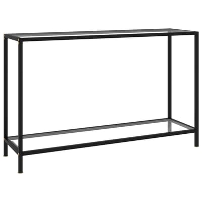 vidaXL - Wandtafel - 120x35x75 - cm - gehard - glas - transparant