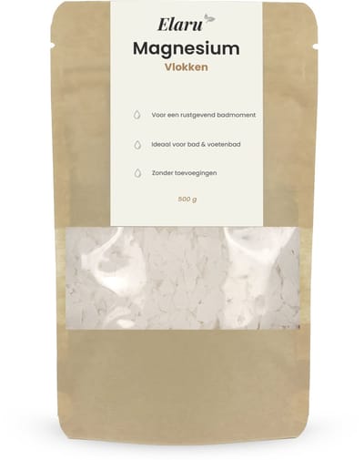 Magnesium Vlokken - 100% Natuurlijk - 500g - Alternatief voor Magnesium Spray & Olie - Gebruik in Bad of Voetenbad