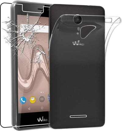 ebestStar - Hoes geschikt voor Wiko Tommy 2, Back Cover, Beschermhoes anti-luchtbellen hoesje, Transparant + Gehard Glas