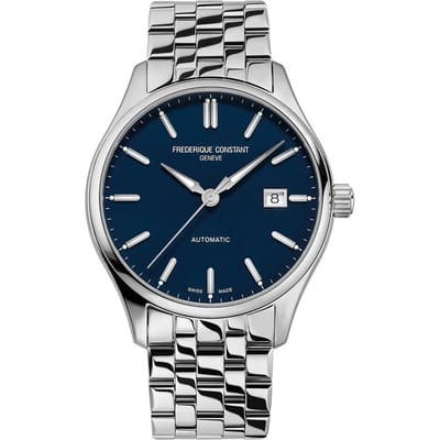 Frédérique Constant Index FC-303NN5B6B Horloge - Staal - Zilverkleurig - Ø 40 mm