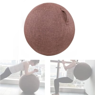 Dailygoods- Yoga Bal Cover 21.6 inch - Oefenbal Bescherming - Ademend Katoen - Antislip - Lichtgewicht - Duurzaam en Herbruikbaar - Yogabal