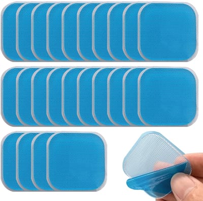Unyqoos® Set van 24 herbruikbare gelpads voor elektrische spierstimulatie apparaten