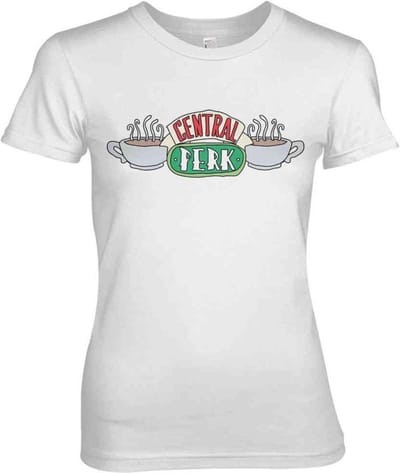 Friends Dames Tshirt -S- Central Perk Wit