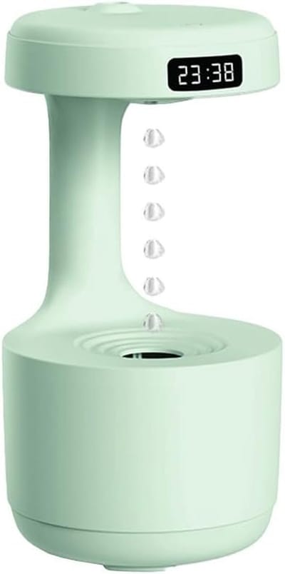 Luchtbevochtiger - Geurverspreider Mist Maker - Comfortabele Lucht - Anti Zwaartekracht Design - 800ML Capaciteit - Groen