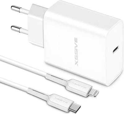 25W Oplader met Lightning Oplaadkabel - 1 Meter - Geschikt voor iPhone Snellader