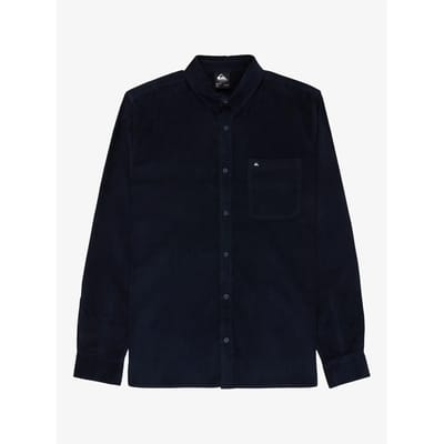 Quiksilver Smoke Trail Cord Overhemd Met Lange Mouwen Blauw XL Man
