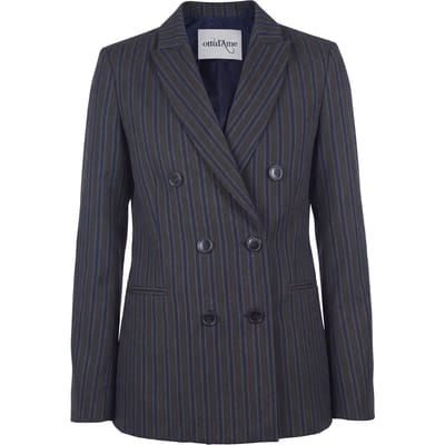 Ottod'ame - Jas - 480330 - Blauw / Bruin