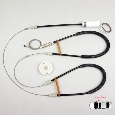 BWR1008 Elektrische Raammechanisme Reparatieset Rechterdeur voor Porsche Boxster Cayman 987 2004-2013 Cabriolet Coupé 98754207601