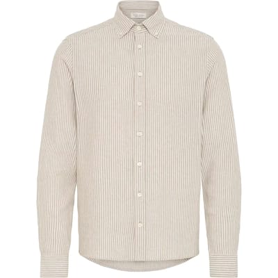 Lange mouwen linnenmix shirt Casual Friday Hanes