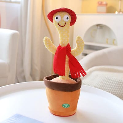 Leer Praten Cactus Elektrisch Speelgoed Zwaaiend Mexicaanse Cactus Serie Zingend en Dansend Opname Speelgoed 30cm (battery model)