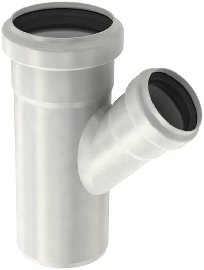 ACO Enkelvoudige aftakking RedPIPE d160x110x45Graden (400701) 1.4404, 0174.02.65