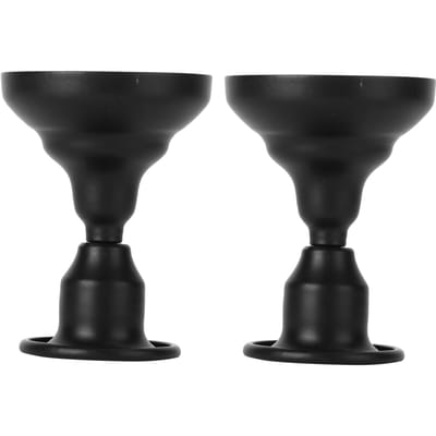 2 Pièces Porte-Bougie Style Européen Simple Rétro Mini Double Usage Bougeoir pour Décorations de Bureau