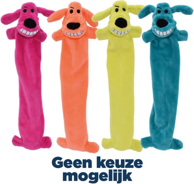 Multipet Loofa - Lichtgewicht Honden Speelgoed Zonder Vulling - 30,5 cm Assorti
