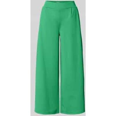 Wide fit broek met elastische band model 'Kate'