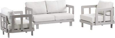 Stoel-bank loungeset Tulum | Camel | 2-persoonsbank