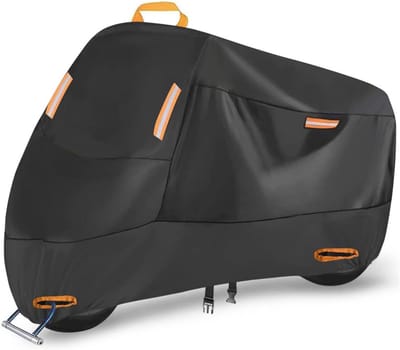 Waterdichte Motorhoes Buiten voor Scooter en Bromfiets - 300D Materiaal, UV Bescherming, Windbestendig met Reflecterende Strips