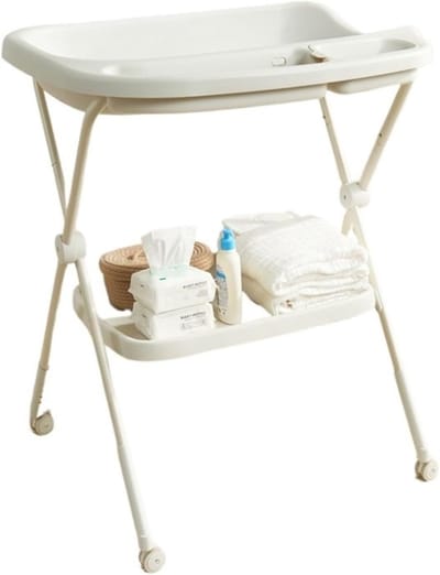 Draagbare Verschoontafel - Baby Verschoonstation - Baby Verzorging - Opvouwbaar Ontwerp - N.v.t. - Wit