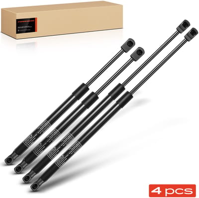 Frankberg 4x Gasveer Motorkap Achterklep voor Skoda Superb II 3T4