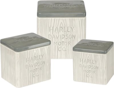 Harley-Davidson Motor Co. Opbergblikken Set Van 3