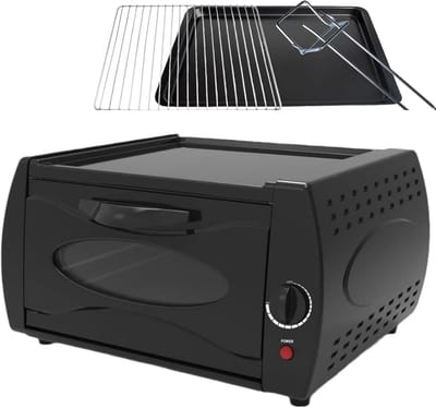 Elektrische Tandoor Oven - Plattebrood Maker - Brood Bakken - Dubbele Kookfunctie - 15L Capaciteit - Zilver