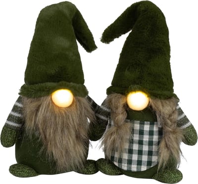 Magische Kerst Wichtel Set Voor Koppels - Verlichte Kabouters Voor Een Feestelijke Sfeer!