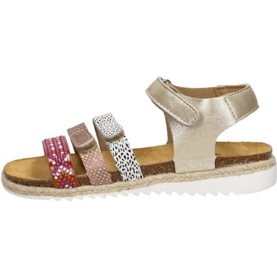 Develab 44334 - MeisjesSandalenKindersandalen - Kleur: Metallics - Maat: 27
