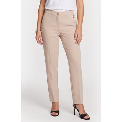 GUESS Becky Chino Pant Fawn Taupe Taglia: 38 | Pantaloni da completo Outlet | Donna | Nero