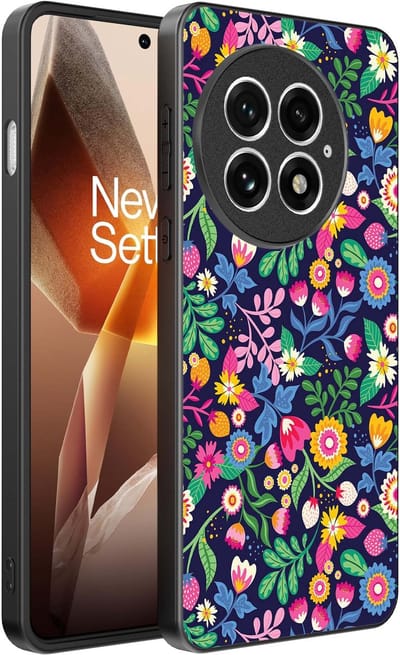 Smartphonica Telefoonhoesje Geschikt voor OnePlus 13 met bloemen opdruk - TPU backcover case flower design geschikt voor OnePlus 13