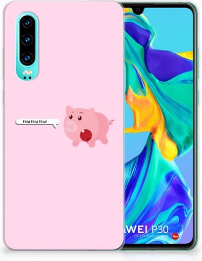 Huawei P30 Telefoonhoesje met Naam Pig Mud