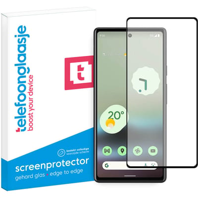 Google Pixel 6a screenprotector gehard glas Edge to Edge