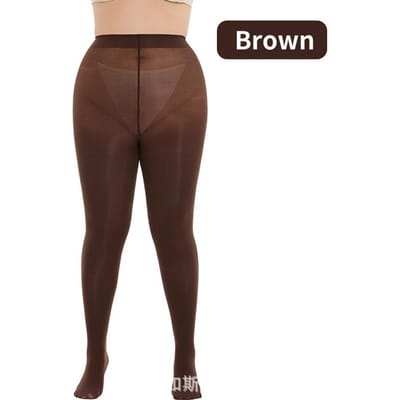 50-90Kg Grote Maat 40D Dames Panty Duurzaam Kruis Bruin Carnaval Leggings Comfortabele Sexy Panty Eerste Keus Design Populair 2XL brown